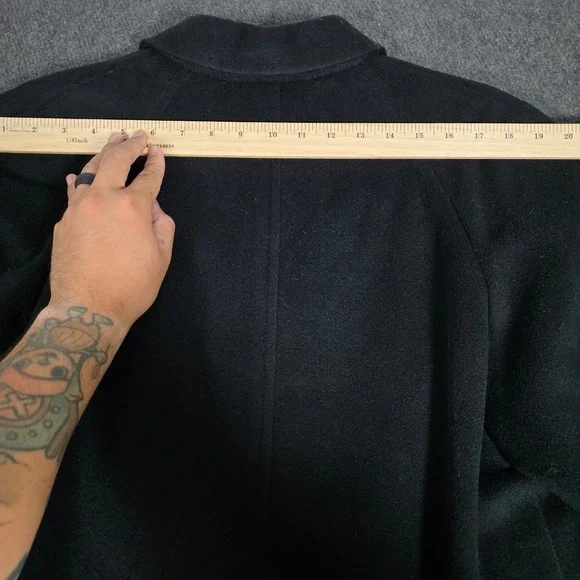 Brookstreet Raleigh Washington Cashmere Overcoat Single Breasted Union Made 42